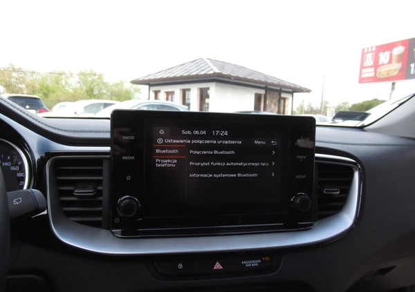 Kia Ceed cena 85890 przebieg: 42470, rok produkcji 2022 z Kuźnia Raciborska małe 742